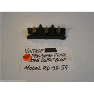 Model RD-38-59 Vintage Frigidaire Flair Stove Contact Block