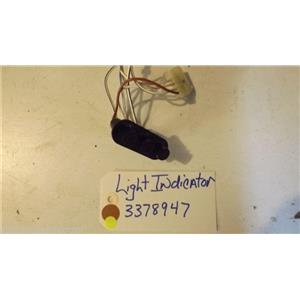KENMORE DISHWASHER 3378947  light indicator used part