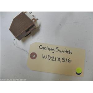 GE DISHWASHER WD21X516 CYCLING SWITCH USED PART ASSEMBLY