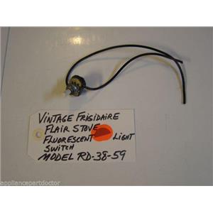 Model RD-38-59 Vintage Frigidaire Flair Stove Fluorescent Light Switch