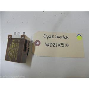 GE DISHWASHER WD21X516 CYCLING SWITCH USED PART ASSEMBLY