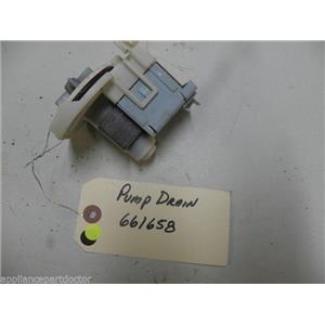 WHIRLPOOL DISHWASHER 661658 DRAIN PUMP USED PART ASSEMBLY
