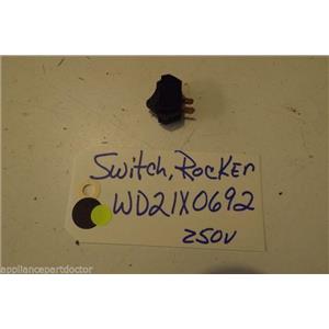 KENMORE DISHWASHER WD21X0692 switch rocker 250v  used part