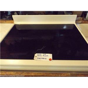 FRIGIDAIRE STOVE 316098121  Main Top, Glass, Almond SOME MARKS FROM USE