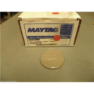 Maytag Whirlpool Stove 74007419 Small Burner Cap Taupe NEW IN BOX