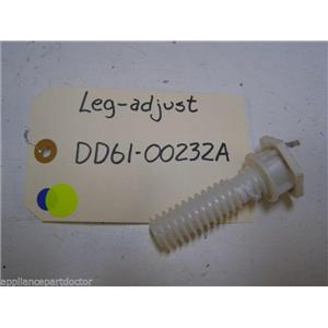 SAMSUNG DISHWASHER DD61-00232A/B LEG ADJUST USED PART ASSEMBLY