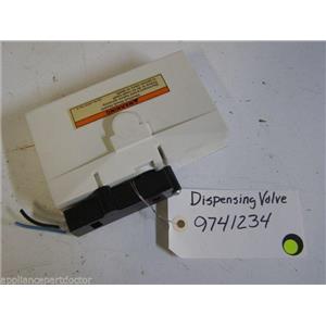 KitchenAid DISHWASHER 9741234 Rinse Agent Dispensing Valve used part