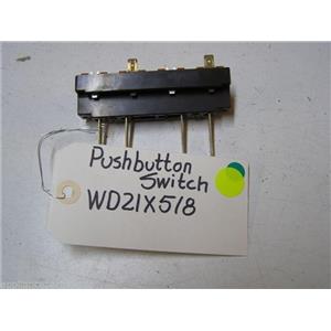 GE DISHWASHER WD21X518 PUSH BUTTON SWITCH USED PART ASSEMBLY