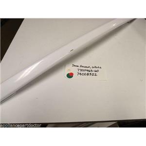 Amana Maytag STOVE 7701P463-60  74008322 Handle, Door (white) (some scratches)