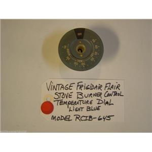 Model RCIB-645 Vintage Frigidaire Flair Stove Burner Control Temperature Dial