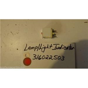 FRIGIDAIRE STOVE 316022503 Light/lamp, Indicator  USED