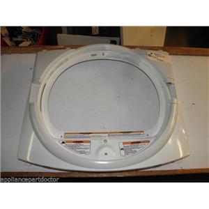 WHIRLPOOL GAS DRYER 280097 8562168 FRONT PANEL BISCUIT USED PART ASSEMBLY