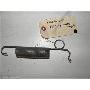 MAYTAG WASHER Y2201244 COUNTERWEIGHT SPRING USED PART ASSEMBLY
