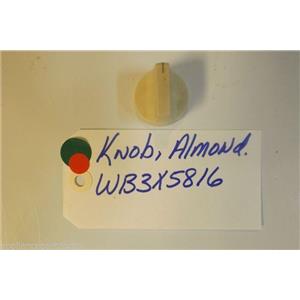 GE STOVE WB3X5816 Knob - Almond  used part