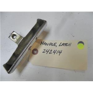 KITCHEN AID DISHWASHER 242414 LATCH HANDLE USED PART ASSEMBLY