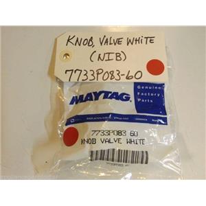 Maytag Gas Stove  7733P083-60  Knob, Valve White   NEW IN BOX