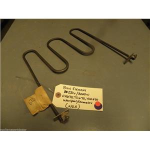 NOS Whirlpool Chromalox  STOVE CH670 TS670 YCH670 Broil Element 250v/1650w