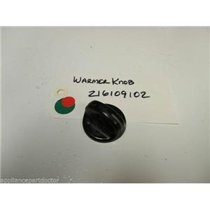 KENMORE OVEN 216109102 WARMER KNOB USED PART ASSEMBLY