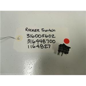 KENMORE OVEN 316005602 316448700 1164827 ROCKER SWITCH USED PART ASSEMBLY