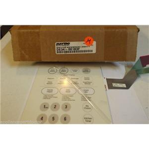 Maytag microwave DE34-00183F Switch membrane  NEW IN BOX
