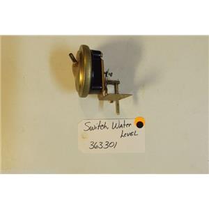 Whirlpool  Washer 363301  Switch  water level used part
