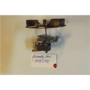 KITCHEN AID STOVE 9781543  Assembly Fan USED PART