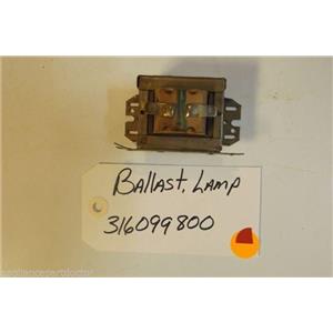 FRIGIDAIRE Stove 316099800 Ballast-lamp  USED PART