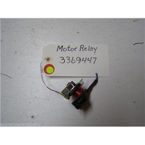 KENMORE DISHWASHER 3369447 MOTOR RELAY USED PART ASSEMBLY