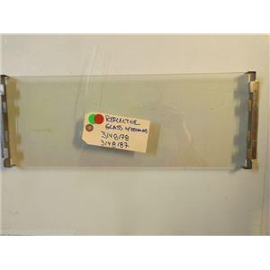 WHIRLPOOL STOVE 3148178 3148187 Glass, Reflective W/RETAINERS  USED