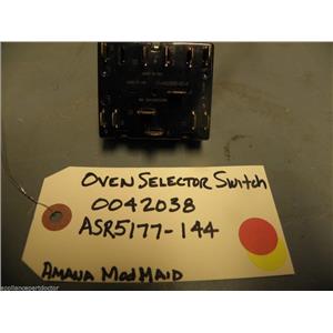 Amana Modern Maid  Stove 0042038  Oven Selector Switch  USED PART