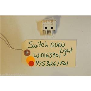 KITCHENAID STOVE W10163901  9753261FW   Switch, Oven Light (white)  used part