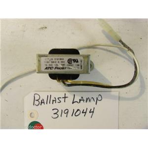 KITCHEN AID STOVE 3191044 BALLAST LAMP USED PART