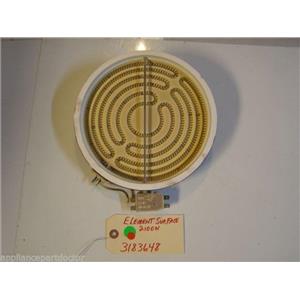 ROPER STOVE 3183648  Element, Surface 2100W   used part