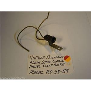 Model RD-38-59 Vintage Frigidaire Flair Stove Control Panel Light Socket