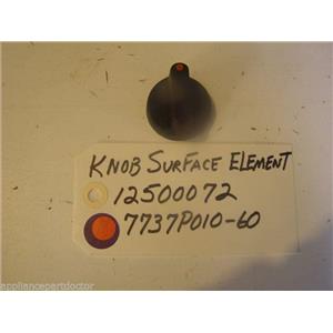 MAGIC CHEF  STOVE 12500072  7737P010-60  Knob, Surface Element USED