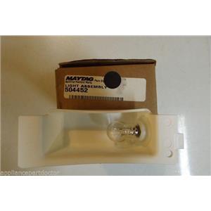 maytag washer 504452 light assy  NEW IN BOX