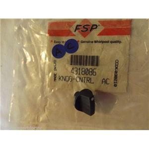 KENMORE WHIRLPOOL AIR CONDITIONER 4318086 KNOB-CONTROL  NEW IN BAG
