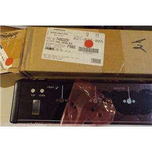 MAYTAG STOVE 74003231 Panel, Control (blk)  NEW IN BOX