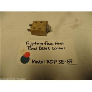 FRIGIDAIRE FLAIR FRONT PANEL RESET CONTROL FRIGIDAIRE MODEL RDP 38-59