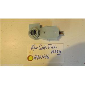 KITCHEN AID DISHWASHER 242446 Air Gap - Fill Assy USED PART