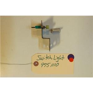 KITCHENAID STOVE 9751110    Switch, Light   USED PART