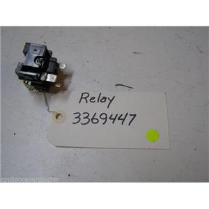 WHIRLPOOL DISHWASHER 3369447 RELAY USED PART ASSEMBLY