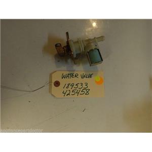 Bosch DISHWASHER 189533  425458  Water Valve USED