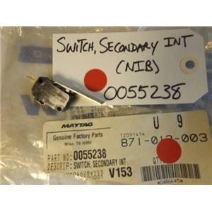 Maytag Amana Stove  0055238  SWITCH, SECONDARY INT  NEW IN BOX