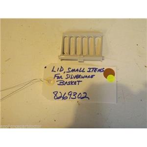 DISHWASHER 8269302  LID, SMALL ITEMS used
