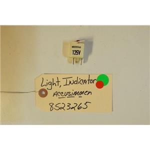 WHIRLPOOL STOVE  8523265 Light, Indicator (accusimmer)    used