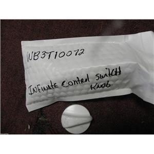 GE GENERAL ELECTRIC OVEN WB3T10072 INFINATE CONTROL SWITCH KNOB "WHITE"