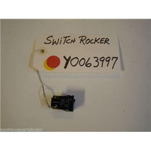 Amana STOVE Y0063997  Switch, Rocker  used part