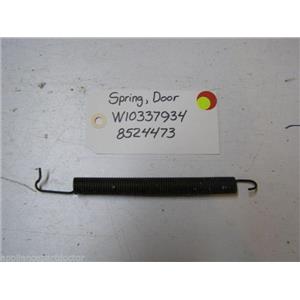 WHIRLPOOL DISHWASHER W10337934 8524473 DOOR BALANCE SPRING USED PART ASSEMBLY