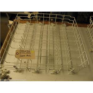 FRIGIDAIRE DISHWASHER 154866702 154320903 LOWER RACK USED ASSEMBLY  *SEE NOTE*